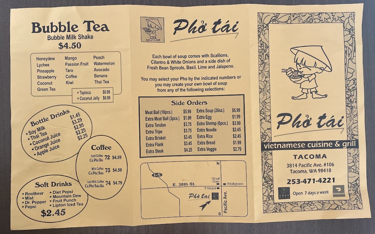 Pho Tai Menu - Image 5